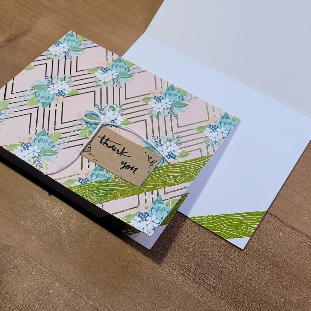 ×5 Variety Foiled Handmade Cards - Picture 3 of 7